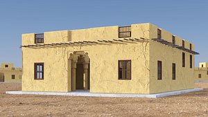 Arab House with a Courtyard 3D model