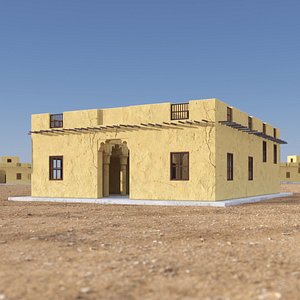 Arab House with a Courtyard 3D model