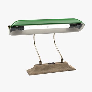 Retro Style Banker Lamp