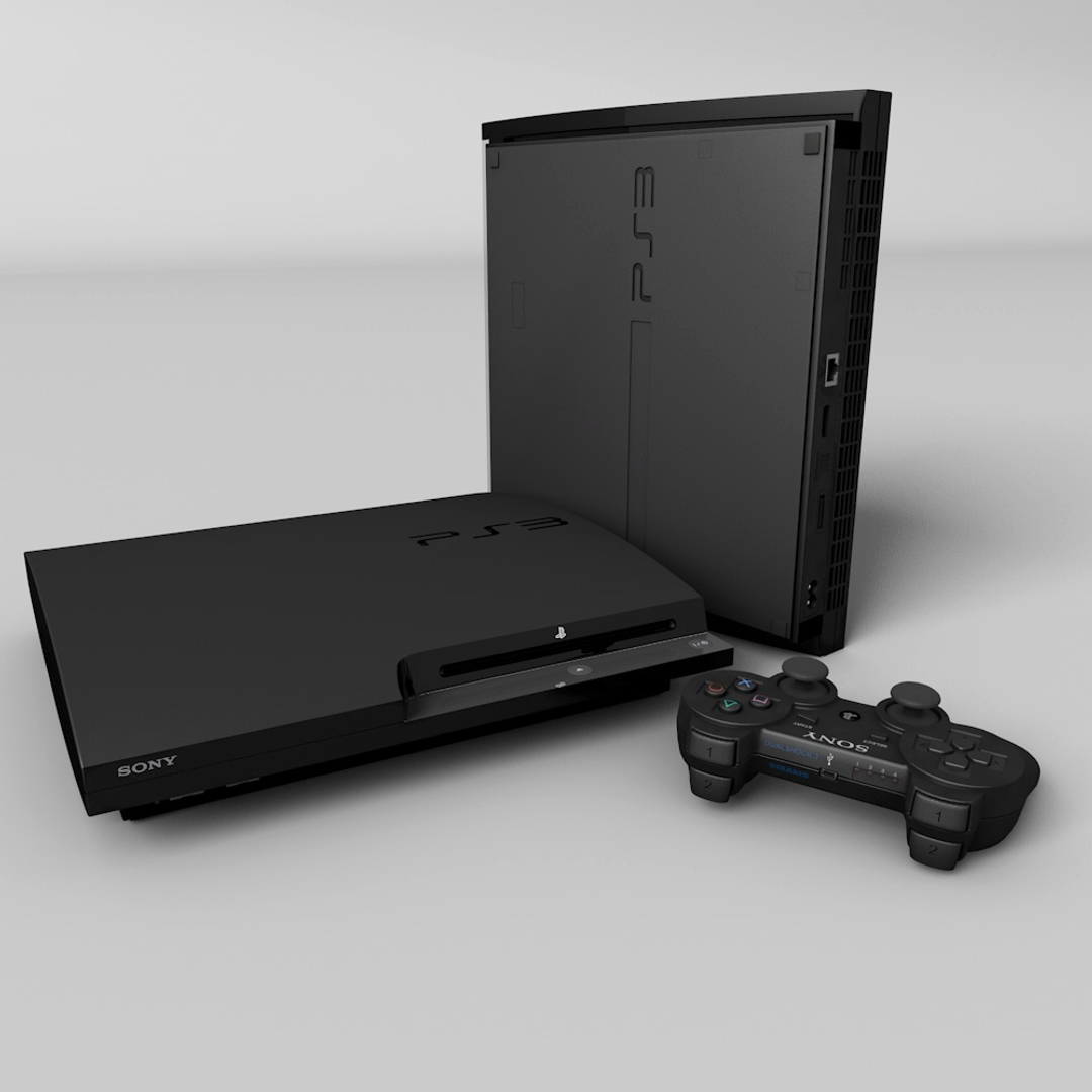c4d sony playstation 3 slim