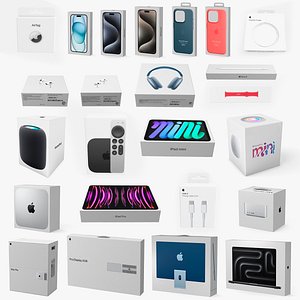 Apple Electronics Packaging Boxes Collection