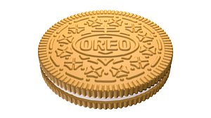 3D Oreo Golden Cookie Sandwich
