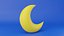 3D model Gold Moon