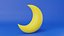 3D model Gold Moon