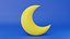 3D model Gold Moon