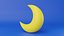 3D model Gold Moon