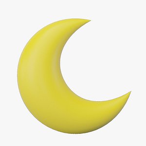 3D model Gold Moon
