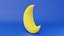 3D model Gold Moon
