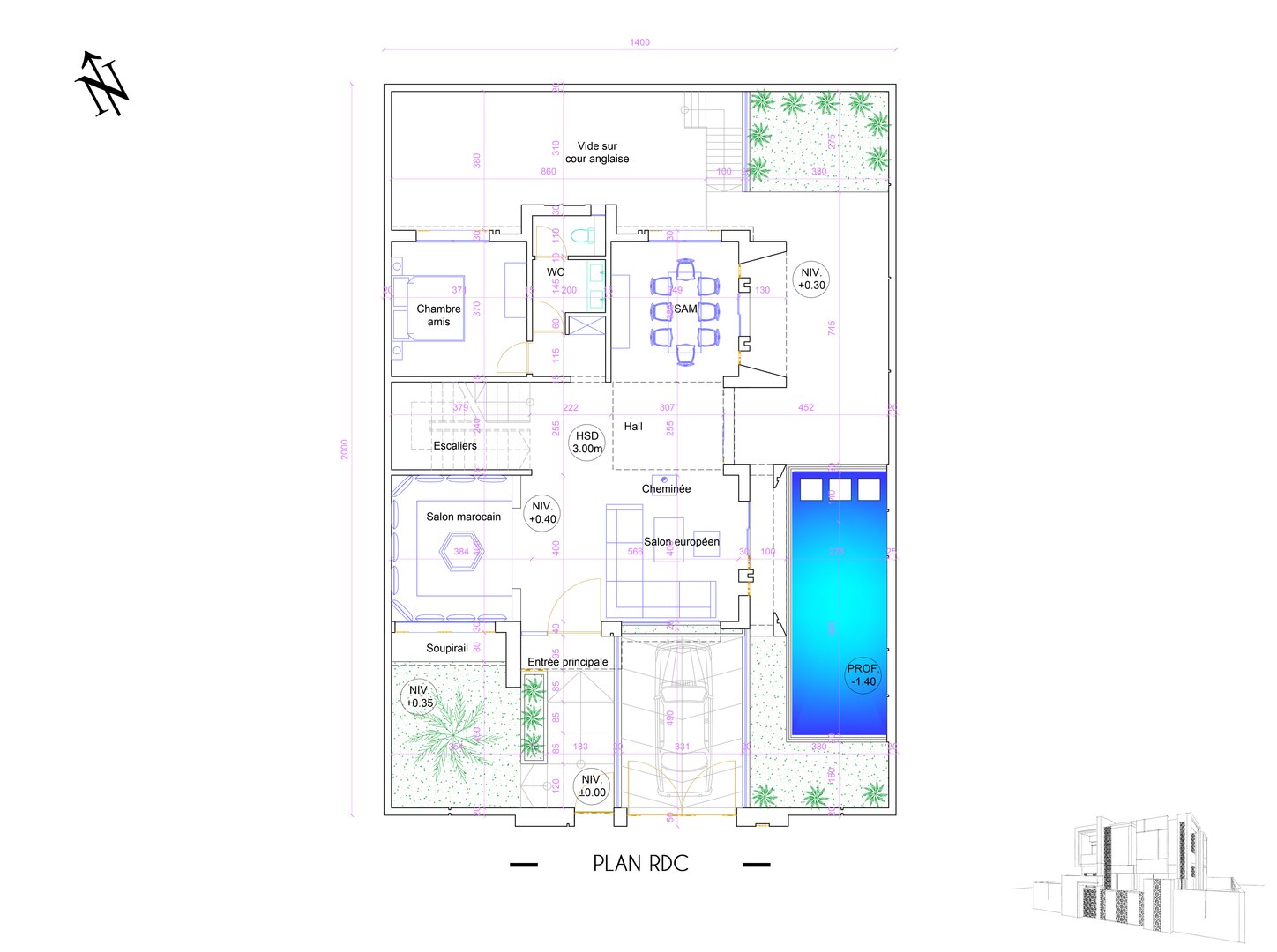 3D Modern Villa House 3D Model With Interior And Exterior Furniture PDF ...
