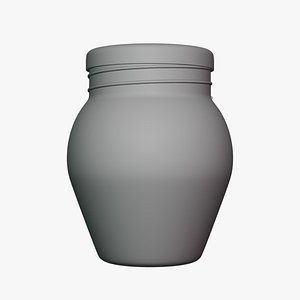 Jar - Geometry Only No Textures No Materials