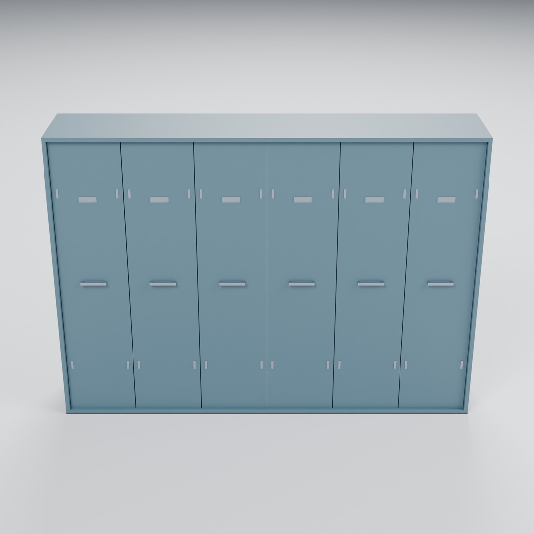 3D model Painted Steel Locker Bank - 6 Doors - 2520 x 500 x 1800 mm https://p.turbosquid.com/ts-thumb/nl/8NdyPm/I7/turntable/jpg/1788951395/1920x1080/turn_fit_q99/b12121ae50b5eb980cb977f556af812a6f3bea07/turntable-1.jpg