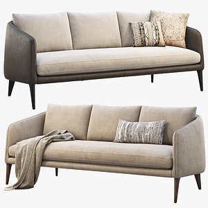 3D rhys bench seat sofas model