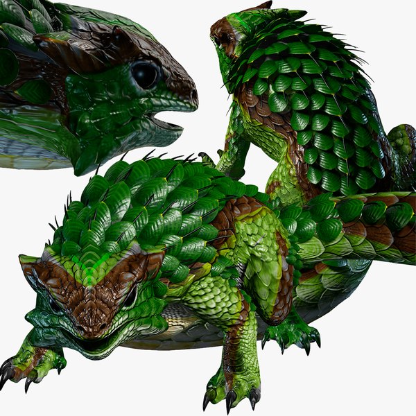 3D model LIZARD Monitor