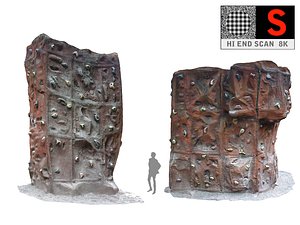 climbing wall 8k hd 3D model