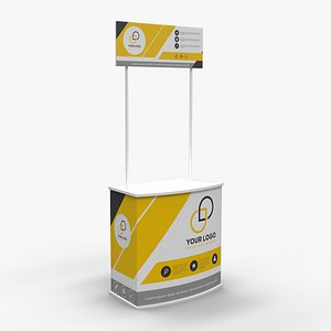 3D Portable Booth Mockup model