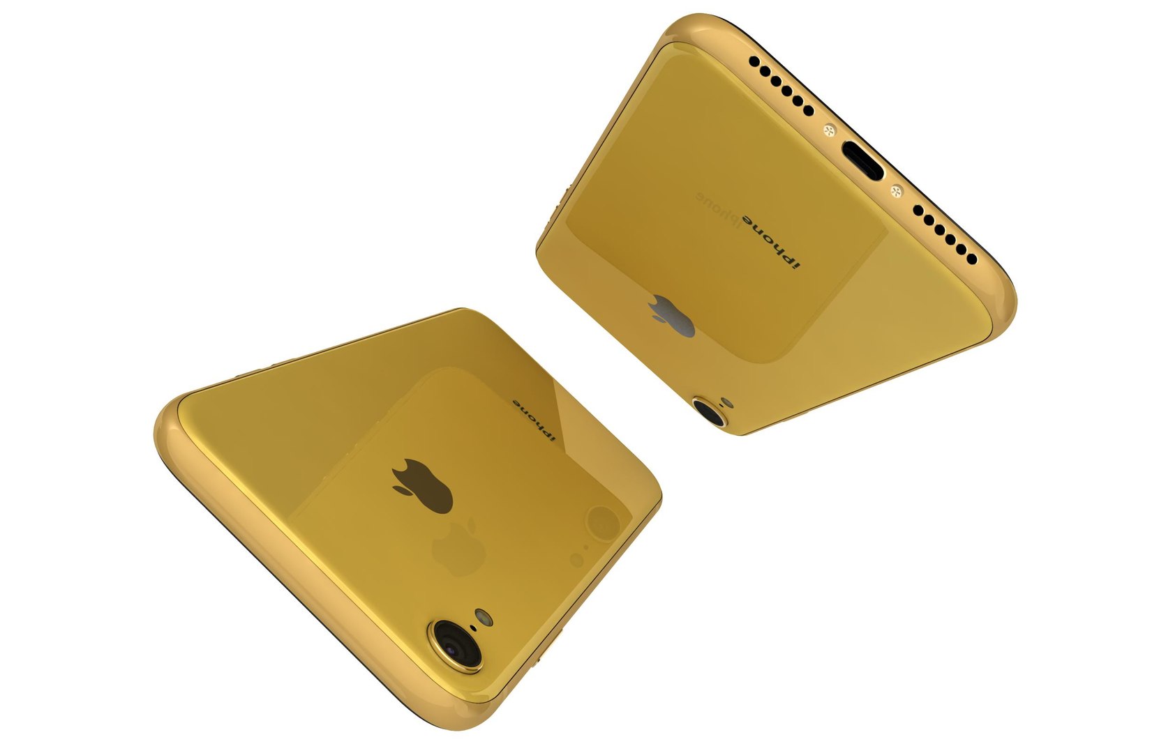 Apple Iphone Xr Yellow 3D - TurboSquid 1334313