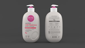 eos Shea Better Body Lotion Coconut Waters 3D model