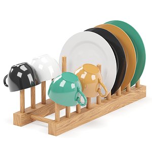 3D Dish drainer