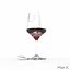 Broken wine glass