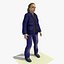 9 - 13 anni Euro Girl Julie Rigged e anche con IK per Cinema 4D