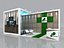 Exhibition Stand Stall 9x4m Height 400 cm 2 Side Open