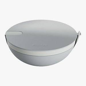 3D realistic bowl porter slate
