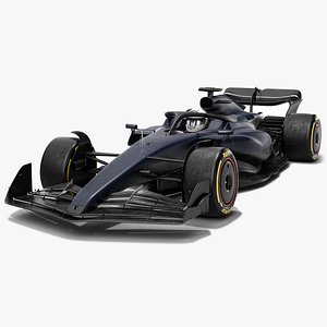 3D Grey Cat GC19 F1 2023 Formula 1 Race Car model