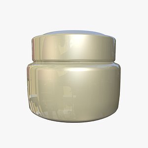 jar cream 3d dxf