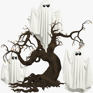 Funny Ghosts Collection V2 3D model