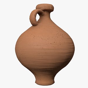 Antique clay jug 01