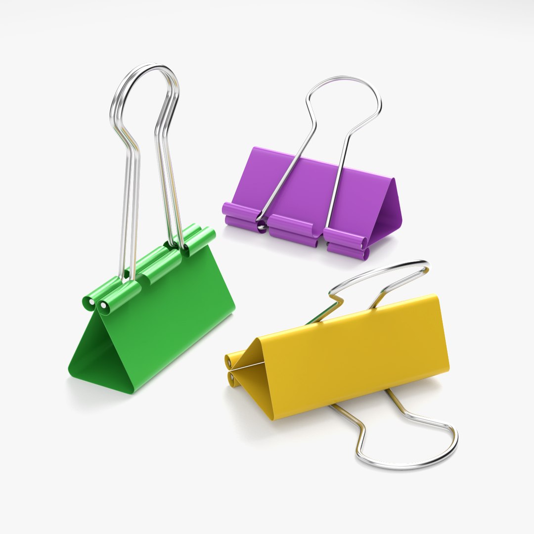 Stationery Clip 3d Model - Turbosquid 1992198