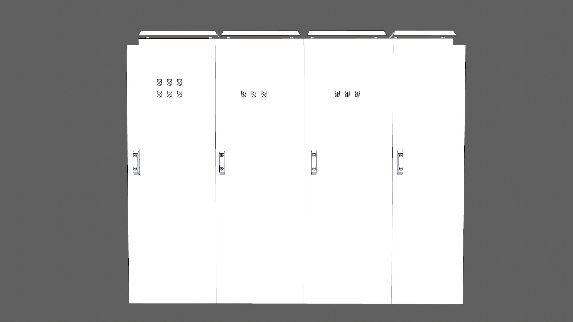 3D MSB INCOMER Panel Model - TurboSquid 2320446