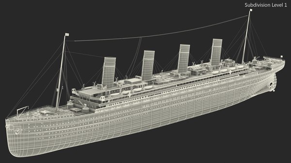 3D model HMHS Britannic - TurboSquid 1881148