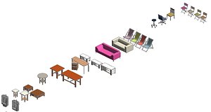 3D familles revit 2019 71 model