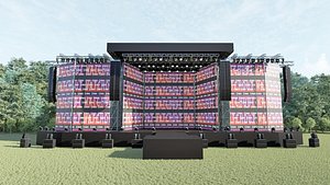 3D Concert and Festival Stage Set