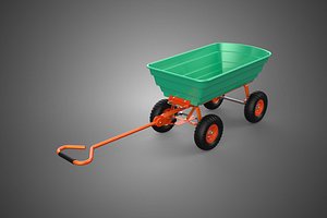 3D BEACH SAND SEA UTILITY CART WAGON TRAILER TROLLEY DOLLY TRUCK PL