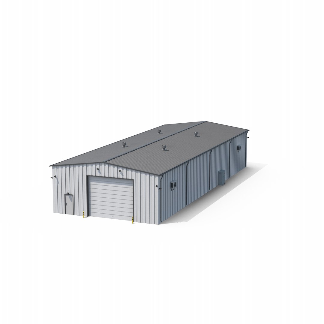 3D Industrial Building 35 Model - TurboSquid 2304060