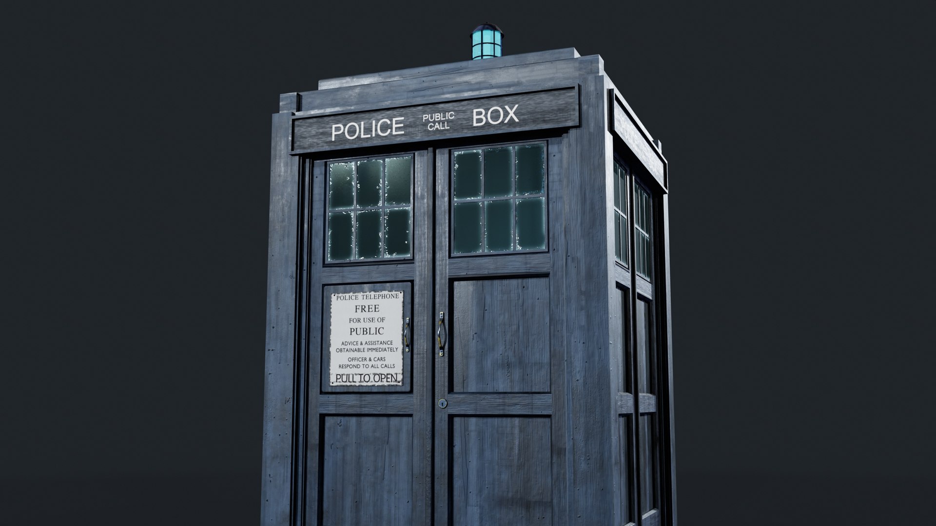 3D TARDIS - Free Download https://p.turbosquid.com/ts-thumb/nm/3NlHEz/xE/render_950kopie/jpg/1696588232/1920x1080/fit_q87/94ef4a7dffe7e4e0f9feb3cc45c75d9abacaee0d/render_950kopie.jpg