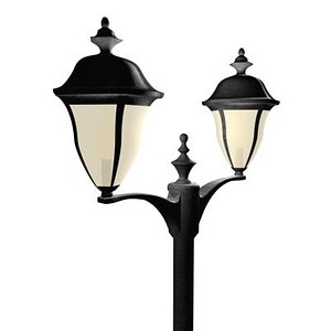 maya post lamp light