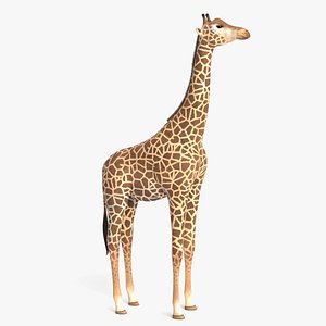 3D giraffe pbr model