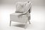 Cubist Armchair with Throw and Pillow 3D model