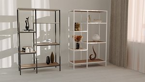 3D Shelving TRAPPEDAL 5 Jysk model