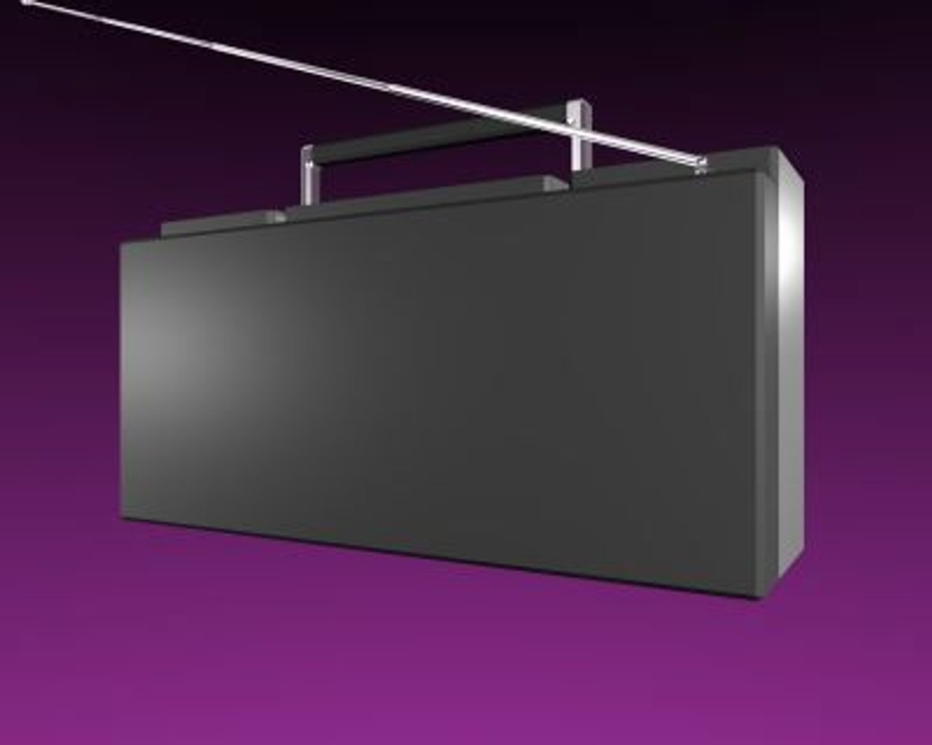 3d Model Old School Boom Box