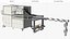 ULMA PV550 Flow Pack Packaging Machine Silver 3D model