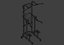 Power Tower Workout Machine 3D model