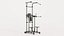Power Tower Workout Machine 3D model
