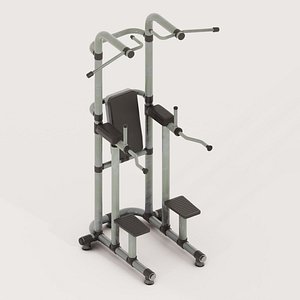Power Tower Workout Machine 3D model