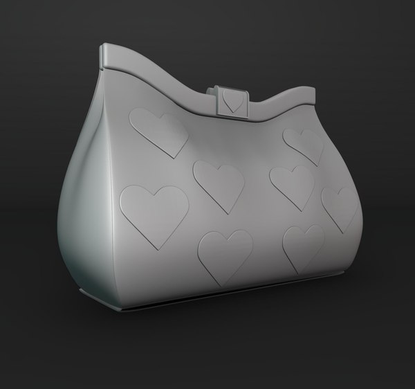 3D Pure Love Handbag Printable - TurboSquid 2075353