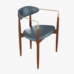 Viscount Brass Arm Chair by Dan Johnson