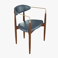Viscount Brass Arm Chair by Dan Johnson